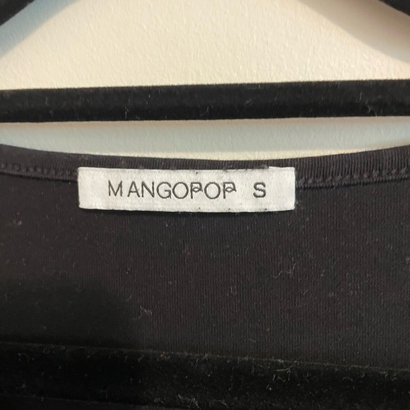 MANGOPOP- black long sleeve bodysuit - Picture 3 of 3